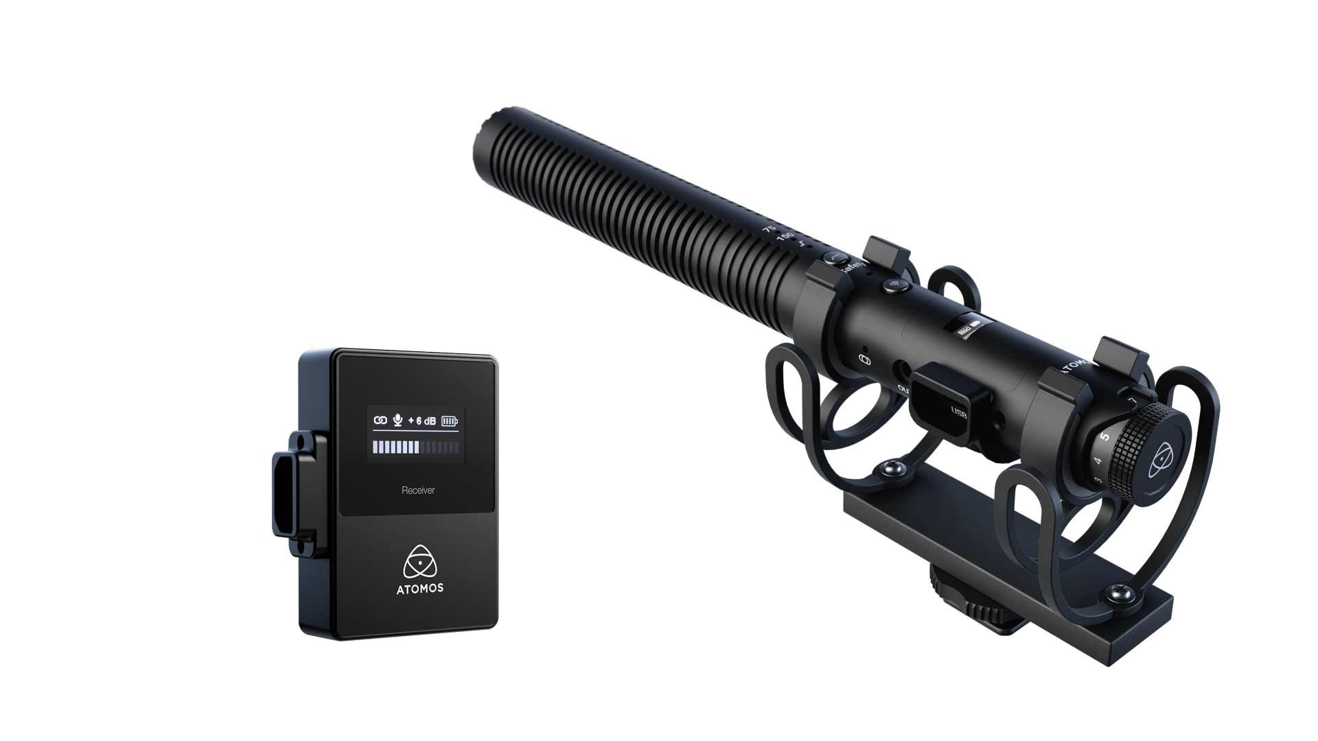 Atomos StudioSonic Shotgun Mic: Richtrohrmikrofon mit Kabel und Funk