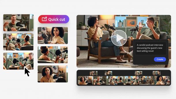 Adobe Quick Cut: KI-gestützter Rohschnitt mit Firefly Video Editor