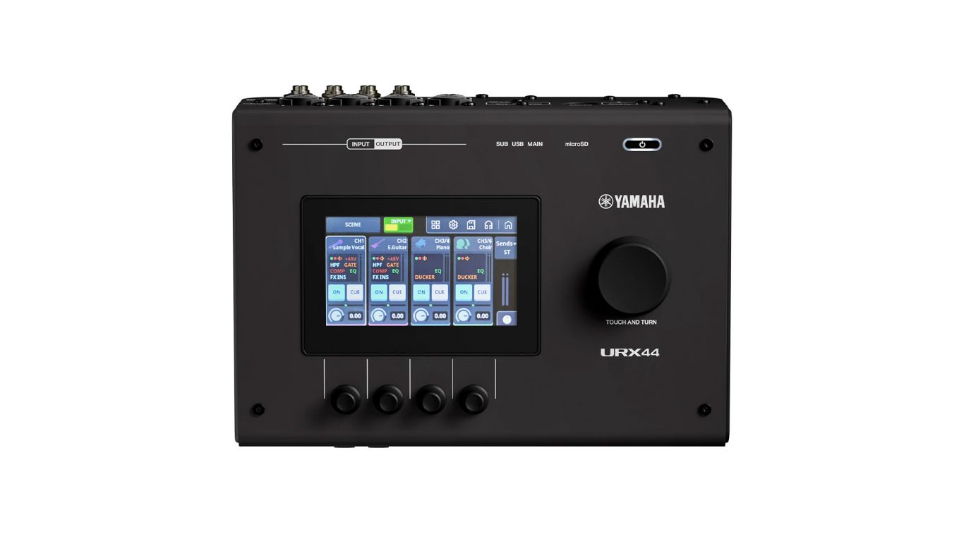 Yamaha: neue URX-Audio-Interfaces mit 32 Bit und Touchscreen zur NAMM