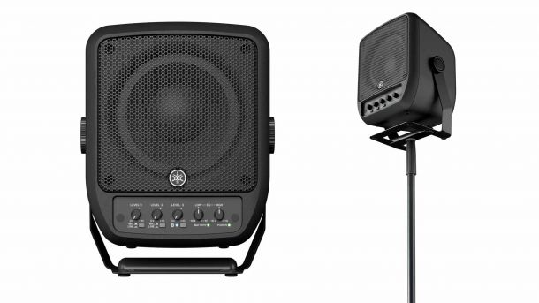 Yamaha verbessert sein kompaktes und akkubetriebenes PA-System Stagepas 100 BTR mkII mit USB-/Bluetooth-Audio-Ein-/Ausgang und Schnellladefunktion.