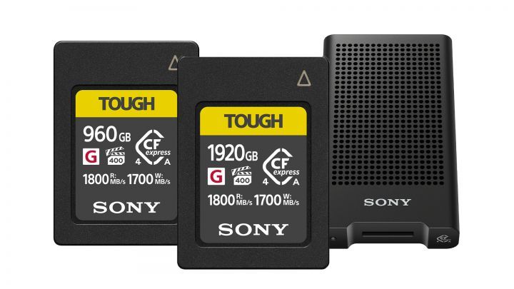Sony CEA-G960T und CEA-G1920T: schnelle CFexpress Typ A-Karten
