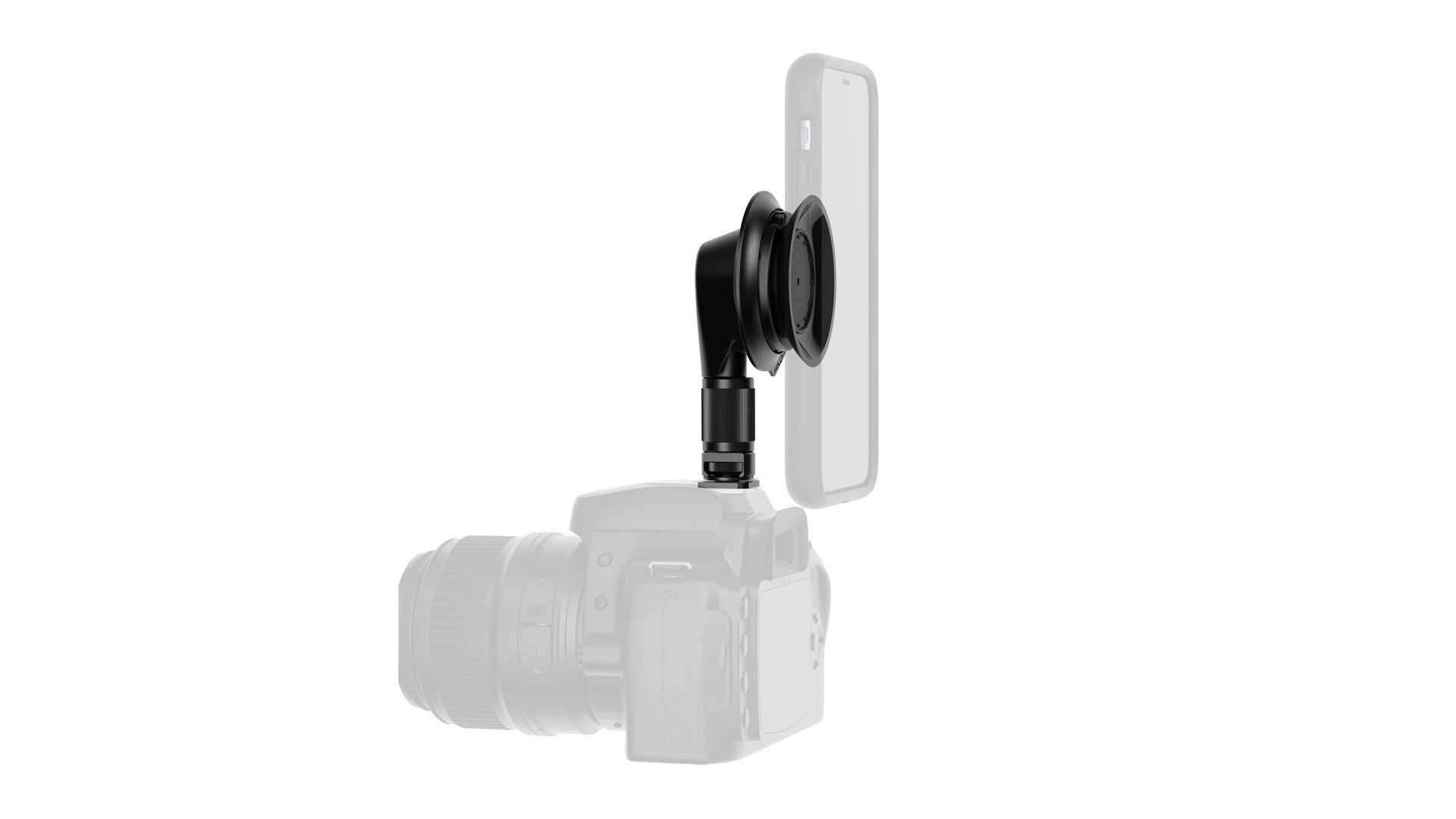 Fidlock Vacuum screw base: Smartphone-Halterung für Stativ, Ringlicht und Kamera