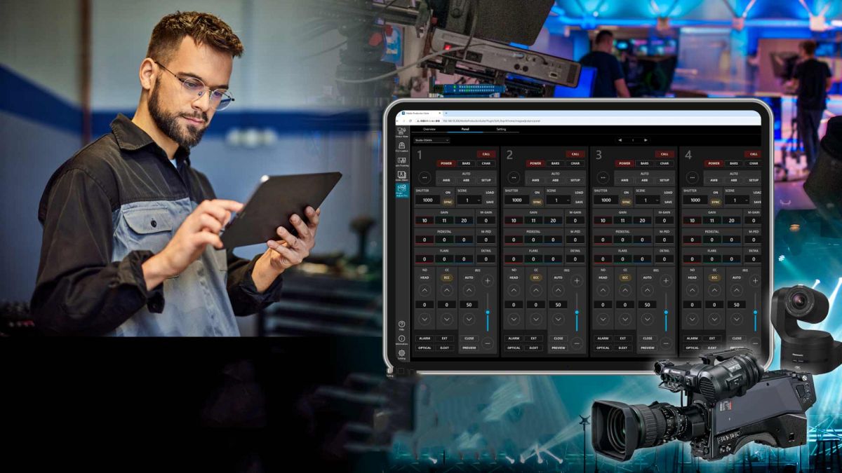 Panasonic Image Adjust Pro: optimierte Kamerasteuerung und Produktions-Workflows