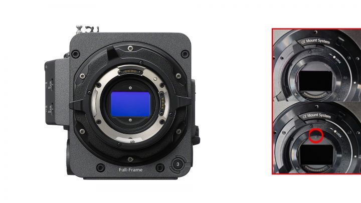 Sony Burano: neuer IR-Sperrfilter, kostenloser Austausch fu00fcr alte Modelle