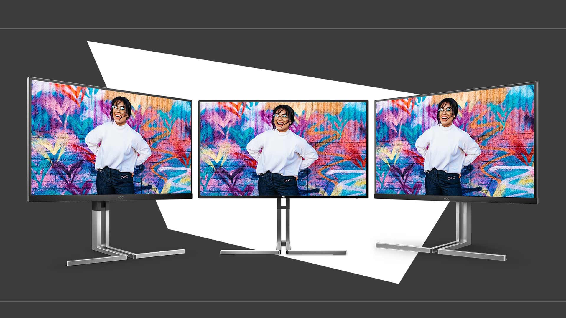 AOC Graphic Pro U3: hardwarekalibierte farbgenaue Grafikmonitore