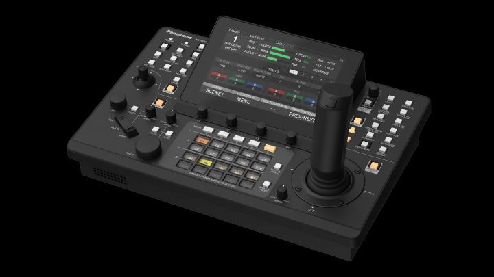 Panasonic AW-RP200: Kamera-Steuereinheit mit Makros und zwei Joysticks