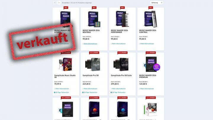 Magix Sequoia, Samplitude und Music Studio: Besitzerwechsel zu Boris FX