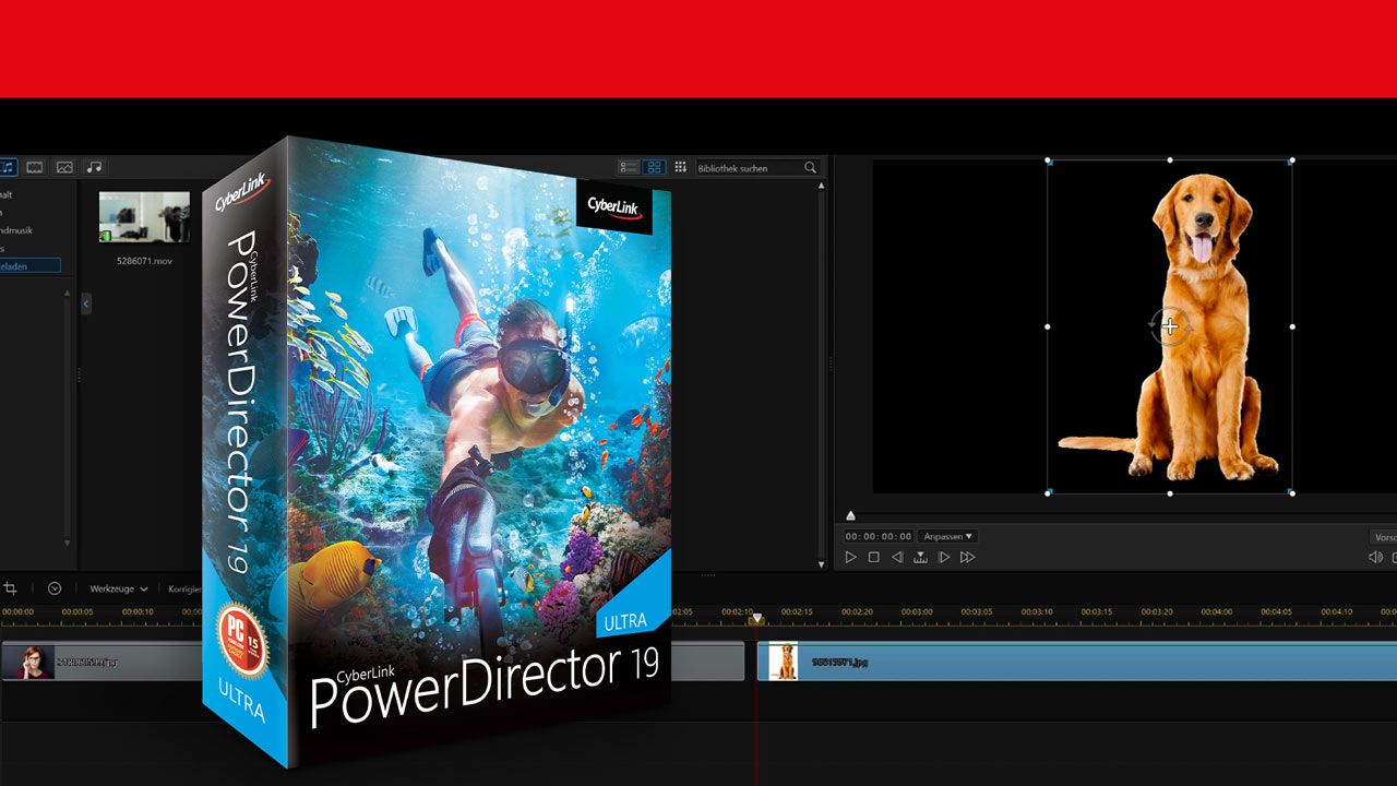 CyberLink PowerDirector 365: YouTube-Vorlagen und Freistellfunktion