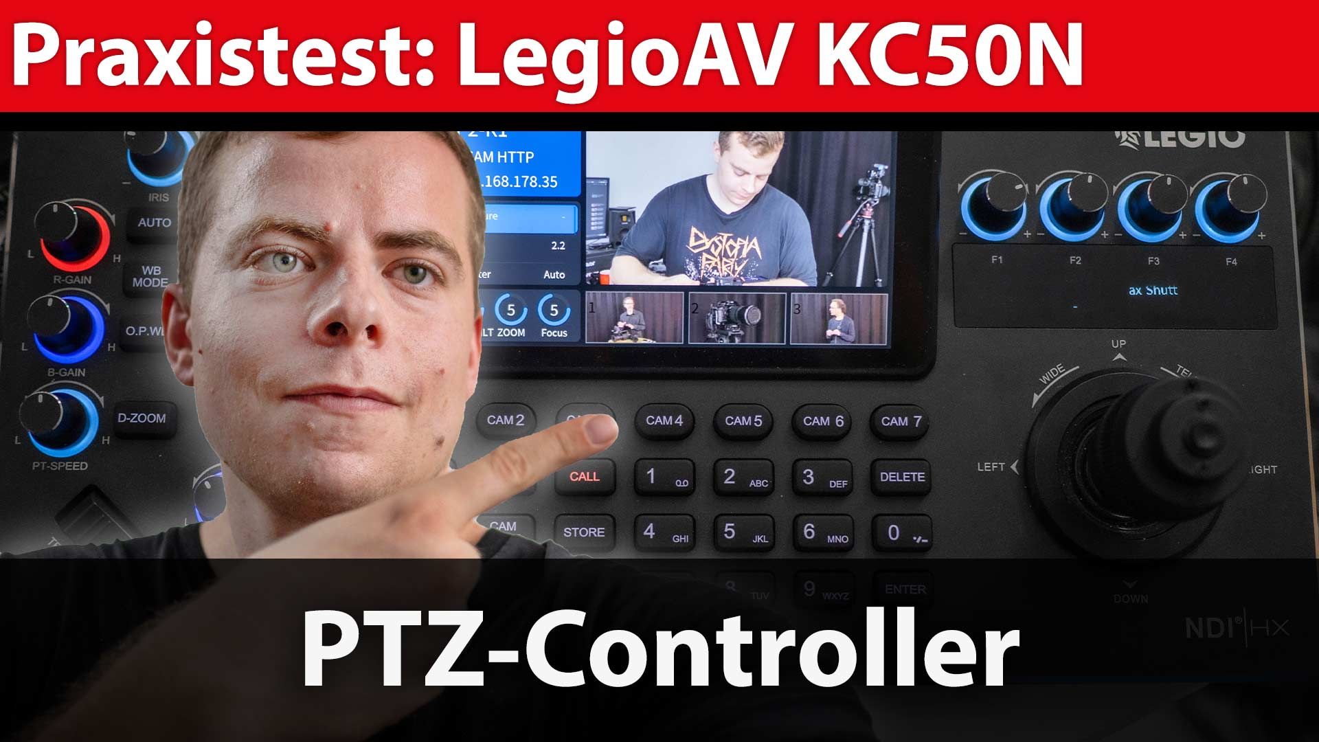 Praxistest: LegioAV KC50N – superkompatibler PTZ-Controller