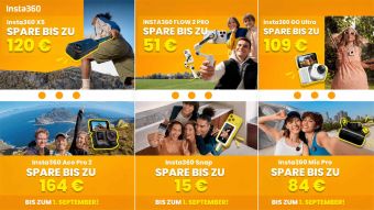 Insta360: Back to School-Rabatte auf Kameras und mehr