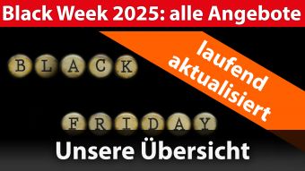 Black Week 2025: die besten Angebote in der Übersicht