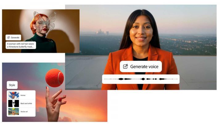 Adobe Firefly: neue Video- und Soundfunktionen