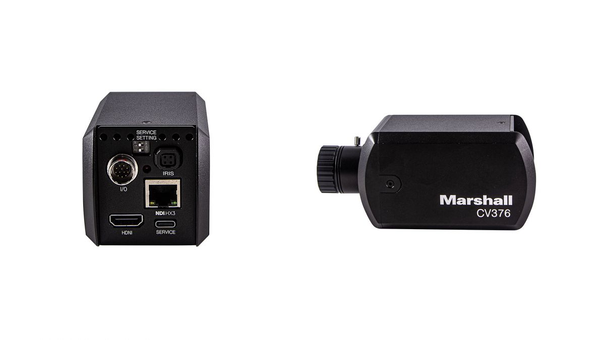 Marshall CV376 Compact NDI I HX3 HDMI POV Camera: kleine Kamera für Live-Setups
