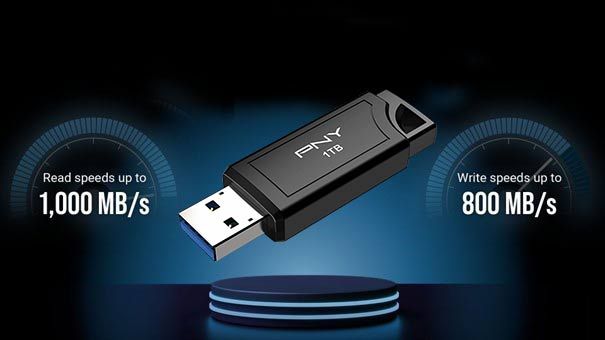 PNY Pro Elite V3 USB 3.2: hohe Lese- und Schreibgeschwindigkeiten