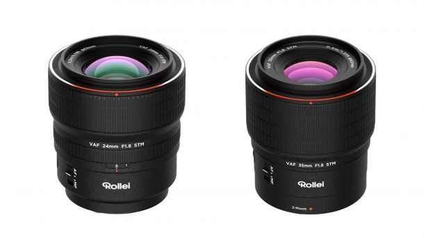 Rollei AF 24 mm und AF 35 mm: Weitwinkel-Festbrennweiten mit F1.8-Blende