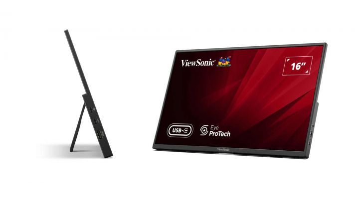 ViewSonic VA1650: portabler 16-Zoll-Monitor mit USB-C und HDMI