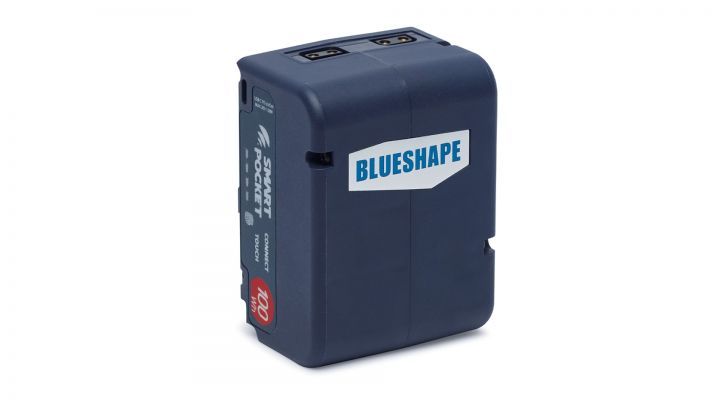 Blueshape BV100pocket: V-Mount-Akku mit App-u00dcberwachung