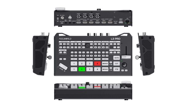Feelworld L3 Pro: Videomischer mit 10 Eingängen und 5 Kanälen