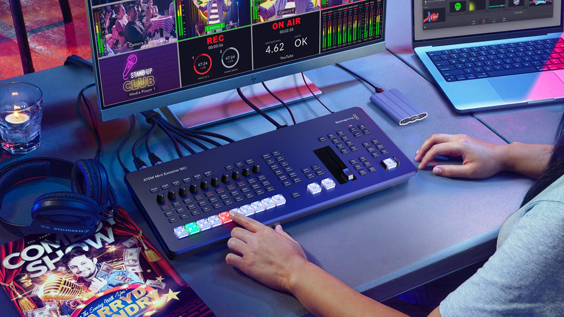 Blackmagic: Atem Mini Extreme ISO G2 und 4 M/E Constellation 4K Plus